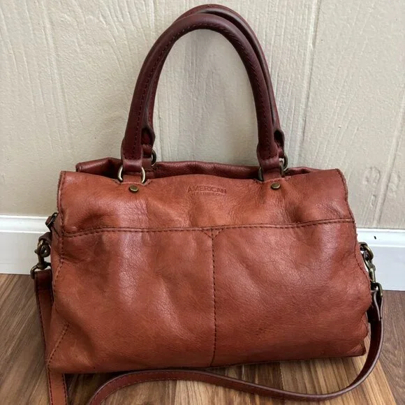 American Leather Co. Sequoia Satchel Purse Bag - Picture 2 of 13